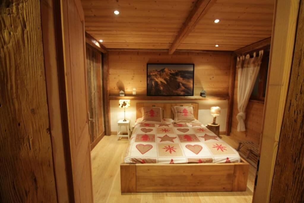 Appartement Cozy Dans Chalet 6 Pers Voiture 4 Roues Motrice A Dispo La Clusaz Buitenkant foto