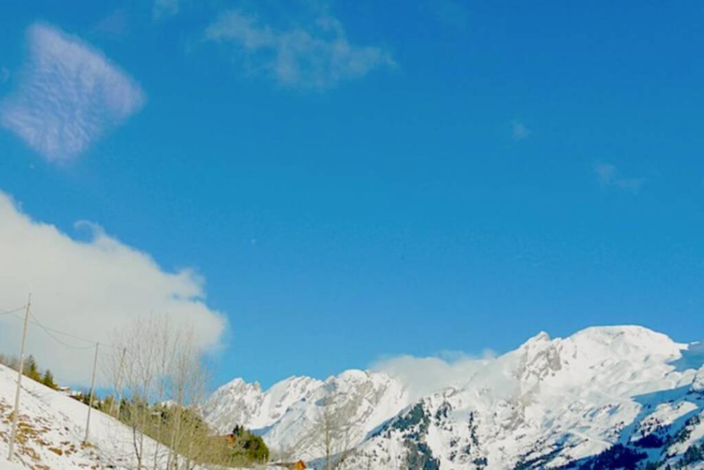 Appartement Cozy Dans Chalet 6 Pers Voiture 4 Roues Motrice A Dispo La Clusaz Buitenkant foto